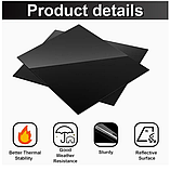 Чорний полістирол листовий, товщина 1 мм, розмір 210х310 мм, фото 4