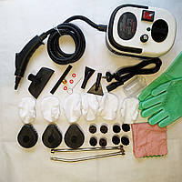 Багатофункціональний пароочисник 28в1 для дому Zepline ZP-819 3000W повний комплект насадок для будь-яких завдань