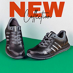 Кросівки чоловічі шкіряні чорні сірі як Adidas 40-46 розмір, чоловічі шкіряні кросівки від виробника
