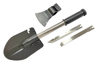 Набір туристичний TLN 4-в-1 лопата + сокира + ніж + пилка (ATF-213)