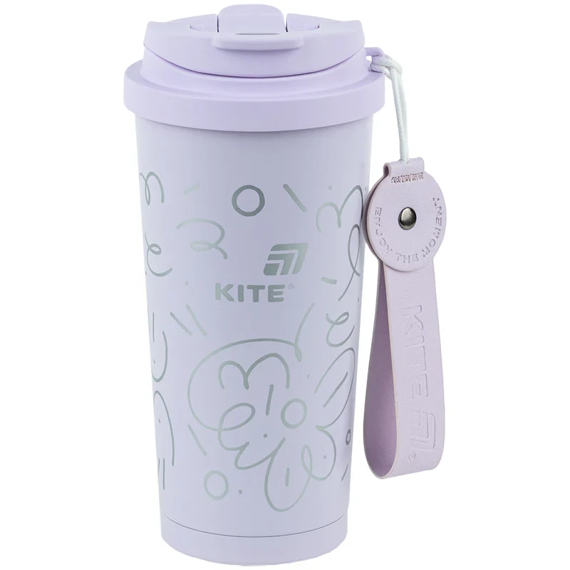 Термокружка Kite 550 мл, K25-1226-2 фіолетова, фото 1