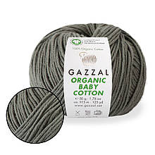 Gazzal Organic Baby Cotton, Темно-сірий No435