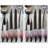 Набір кухонних ножів, 6 предметів з овочечисткою DR-5000 купити дешево оптом в інтернет-магазині