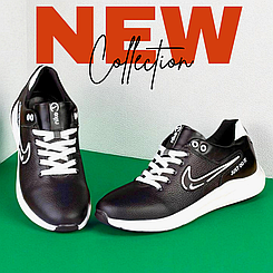 Кросівки Чоловічі шкіряні демісезонні осінні 40-46 розмір, чоловічі шкіряні кросівки від виробника