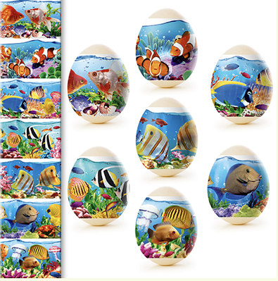 Термозбіжна ПВХ рукав-етикетка "Морська"