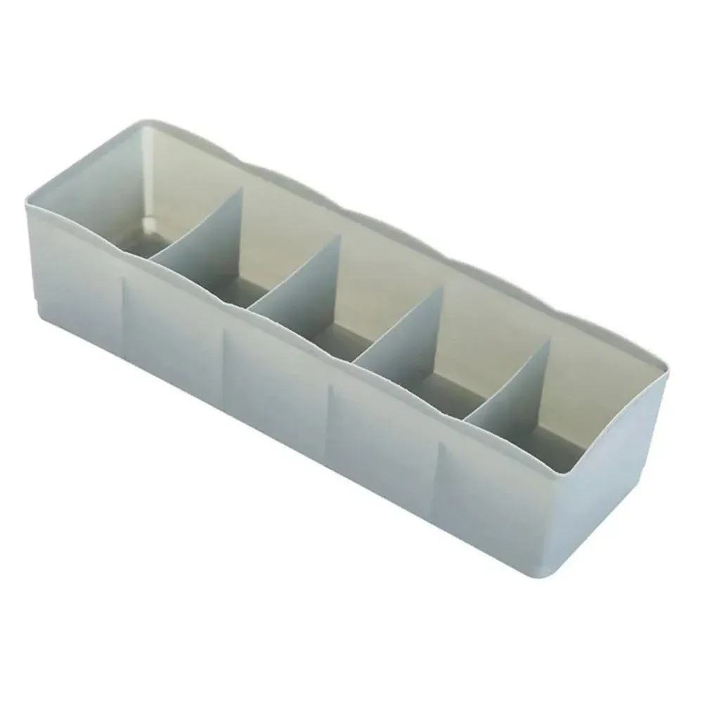 Органайзер Supretto для нижньої білизни і шкарпеток 5 відділень, сірий (56770003), фото 1