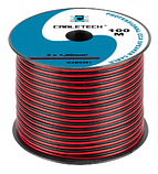 Кабель акустичний Cabletech 2x1.00 мм² CCA 100 м червоно-чорний (KAB0391), фото 2