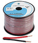 Кабель акустичний Cabletech 2x1.00 мм² CCA 100 м червоно-чорний (KAB0391)