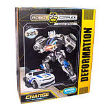 Робот-Трансформер Бамблбі поліцейська машина Дитяча Іграшка для хлопчика Автобот, висота 26 см, фото 2