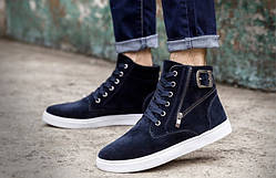 Черевики чоловічі весна-осінь синій, Київ