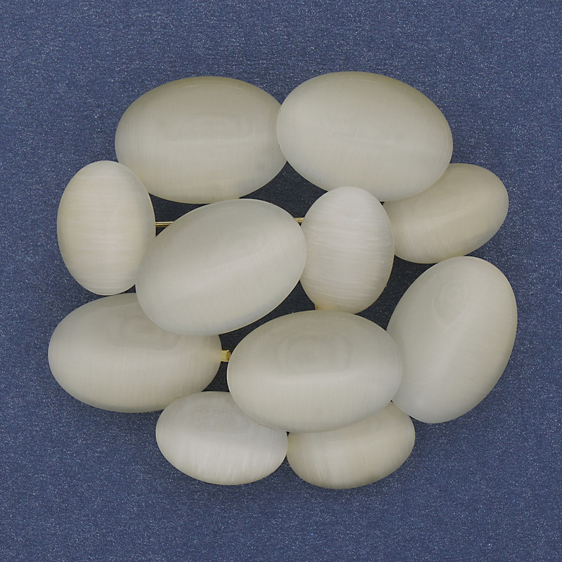 Брошка кулон Акцент сіре Котяче Око золотистий метал 49х45мм+-, фото 1