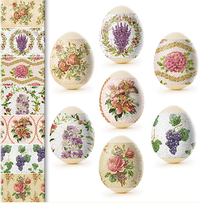 Термозбіжна ПВХ рукав-етикетка "Декупаж"