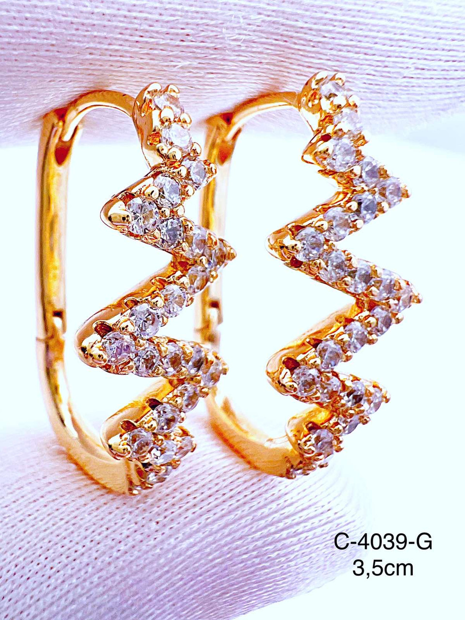 Сережки Xuping позолота