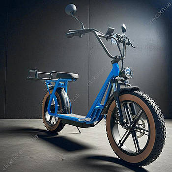 Електросамокат VOLTO Cruise 20" 1000W 19Ah NFC Синій з багажником