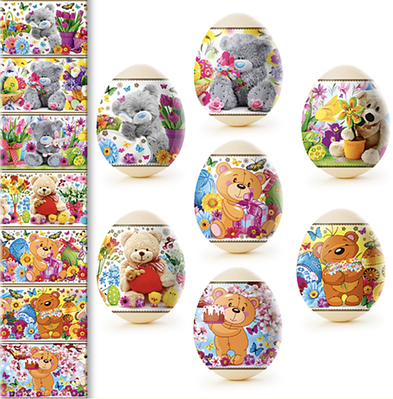 Термозбіжна ПВХ рукав-етикетка "Ведмедики"