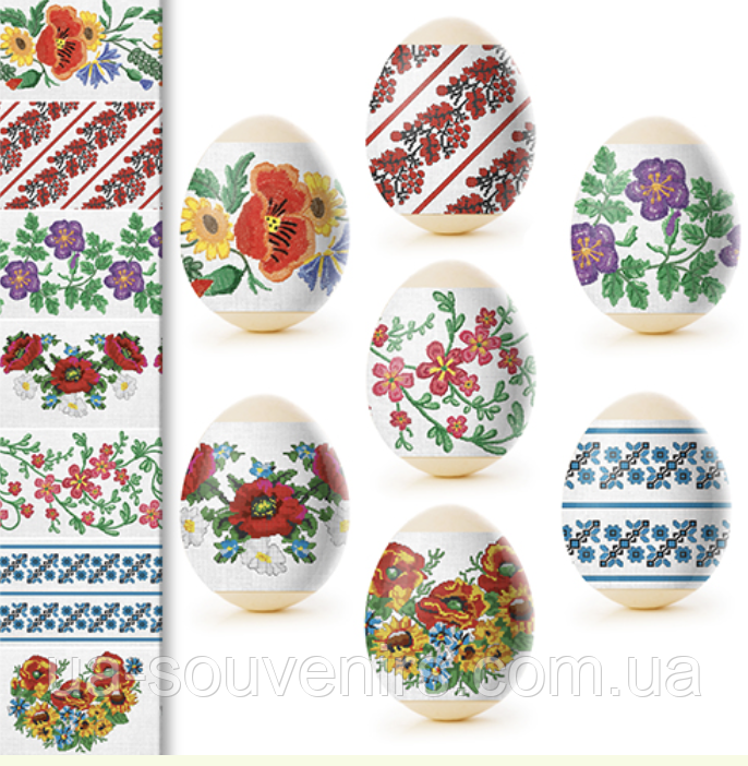 Термозбіжна ПВХ рукав-етикетка "Вишиванка" №2, фото 1