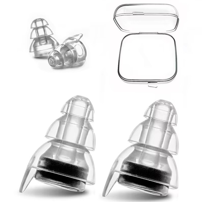 Бервуха вкладки для захисту від шуму, для роботи, навчання, стрільби Silenta Blockers Black, фото 1