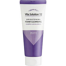 Пінка для вмивання освітлювальна Jigott Vita Solution 12 Brightening Foam Cleansing, 180 мл (8809541281877)