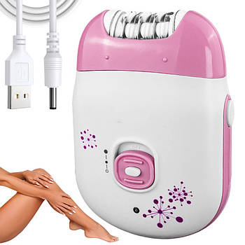 Жіночий епілятор для тіла 2 режими, від USB, SURKER SK-521 Pro / Епілятор для видалення волосся / Депілятор