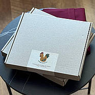 Фартух чоловічий для кухні з прикольним написом The best man in the world (бордовий), фото 3