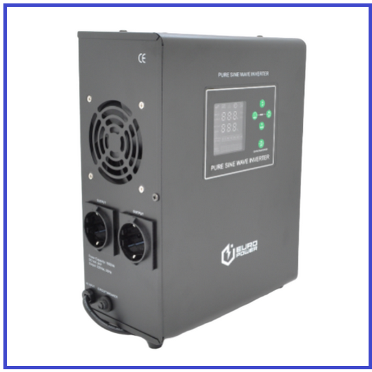 ДБЖ з правильною синусоїдою Europower EPWM-MPS-1500VA (1050 Вт) 5/20А 24В AGM,GEL,LiFePo4, фото 1