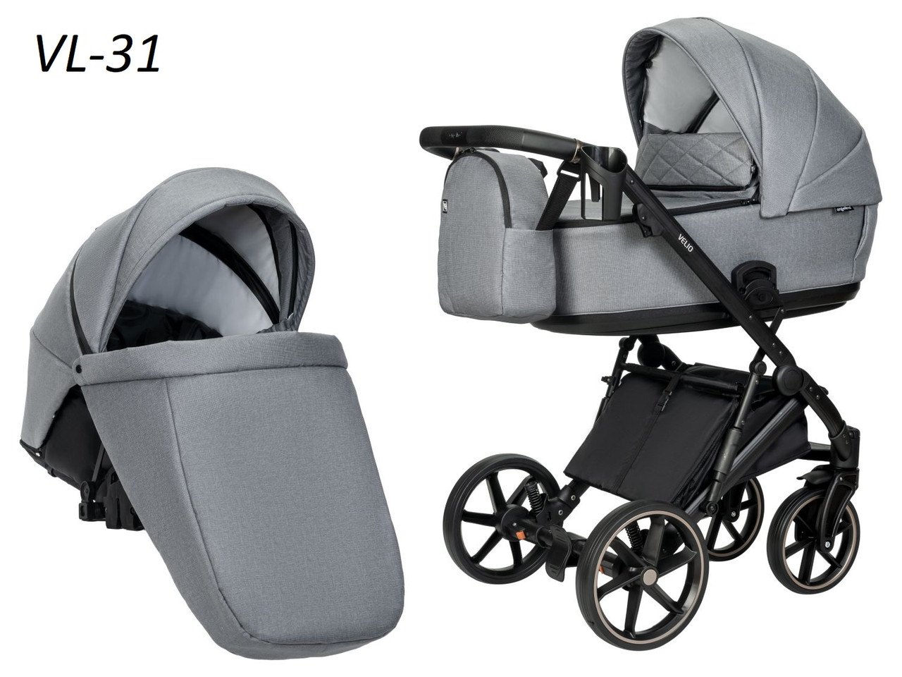 Дитяча універсальна коляска 2 в 1 "Velio Lux", фото 1