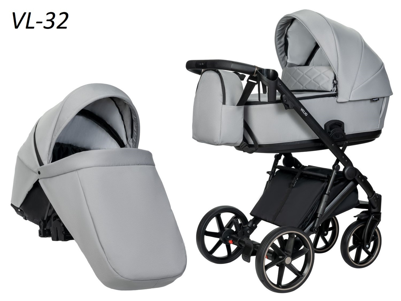Дитяча універсальна коляска 2 в 1 "Velio Lux", фото 1