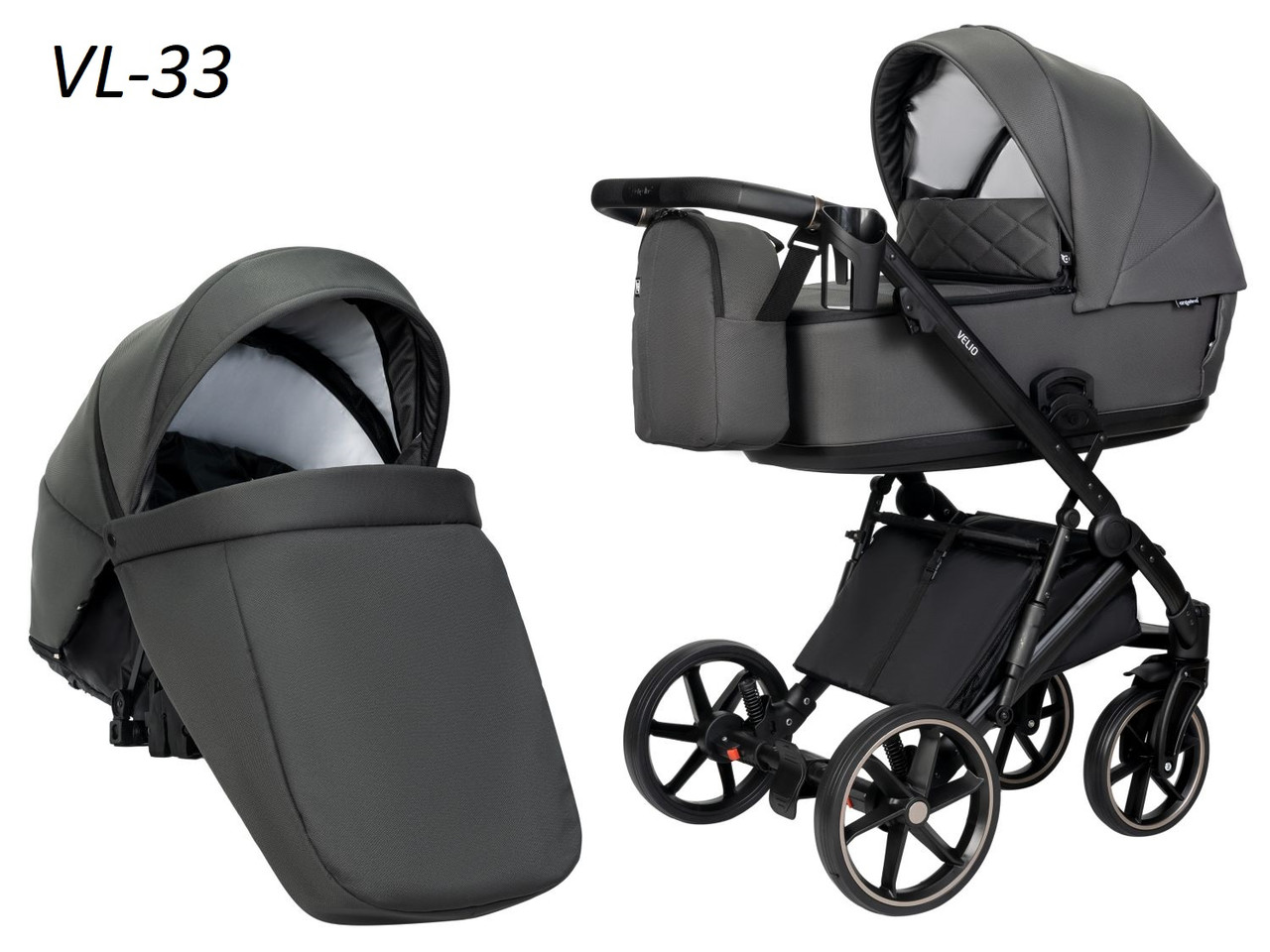 Дитяча універсальна коляска 2 в 1 "Velio Lux", фото 1