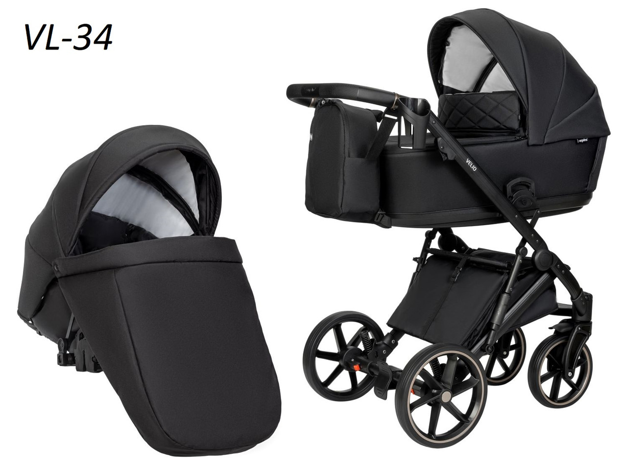 Дитяча універсальна коляска 2 в 1 "Velio Lux", фото 1