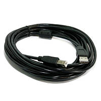 Популярний! Кабель USB 2.0 AM - BM, 10м для принтера сканера БФП - Краща якість тільки на Nukleon.com.ua