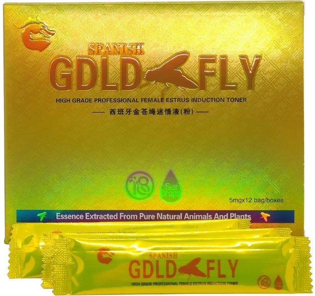 Жіночий збудник у краплях Шпанська мушка Spanish Gold Fly NEW 12 шт., фото 1