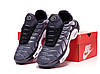 Чоловічі та жіночі кросівки Nike Air Max Plus TN Black Silver White Чорні Найк Аір Макс Плюс ТПУ текстиль весна літо, фото 5