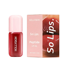 Зволожувальна олія для губ HOLLYSKIN So Lips Peptide Lip Oil 008 Cherry Toffee, 4 мл (0424h)