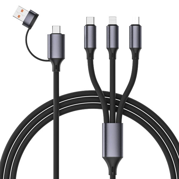 Кабель Cablexpert USB A/C-тато/Lightning/Micro/Type-C 1.5 м {99-0-piho}, фото 1