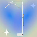 Безтіньова LED лампа дуга 70см Smart Moon Light HD-M8X Лампа на штативі для тату брів косметології, фото 2