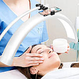 Безтіньова LED лампа дуга 70см Smart Moon Light HD-M8X Лампа на штативі для тату брів косметології, фото 6