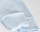 Дитячий чоловічок-сліп Next з закритими ніжками 0-1 міс (56см), 100% бавовна, 1 шт (блакитний смужка), фото 3