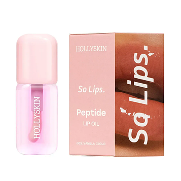 Зволожувальна олія для губ HOLLYSKIN So Lips Peptide Lip Oil 003 Vanilla Cloud, 4 мл (0419h)