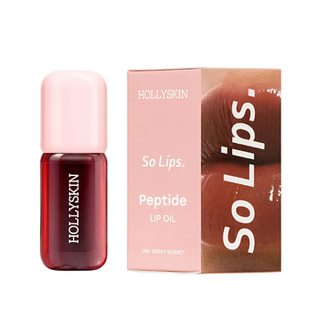Зволожувальна олія для губ HOLLYSKIN So Lips Peptide Lip Oil 009 Berry Sorbet, 4 мл (0425h)