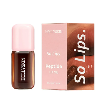 Зволожувальна олія для губ HOLLYSKIN So Lips Peptide Lip Oil 010 Honey Glow, 4 мл (0426h)