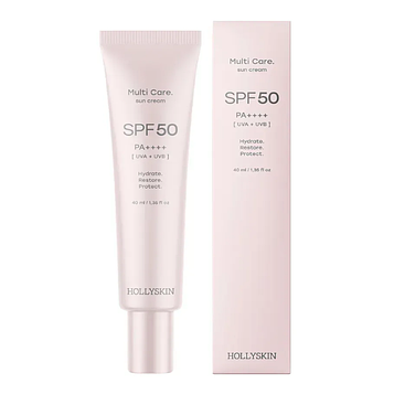 Сонцезахисний крем для обличчя HOLLYSKIN Multi Care SPF 50, 40 мл (0396h)