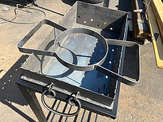 Універсальна підставка під казан 3 мм сталь для казанів 8–18 л (на мангал, пічку)