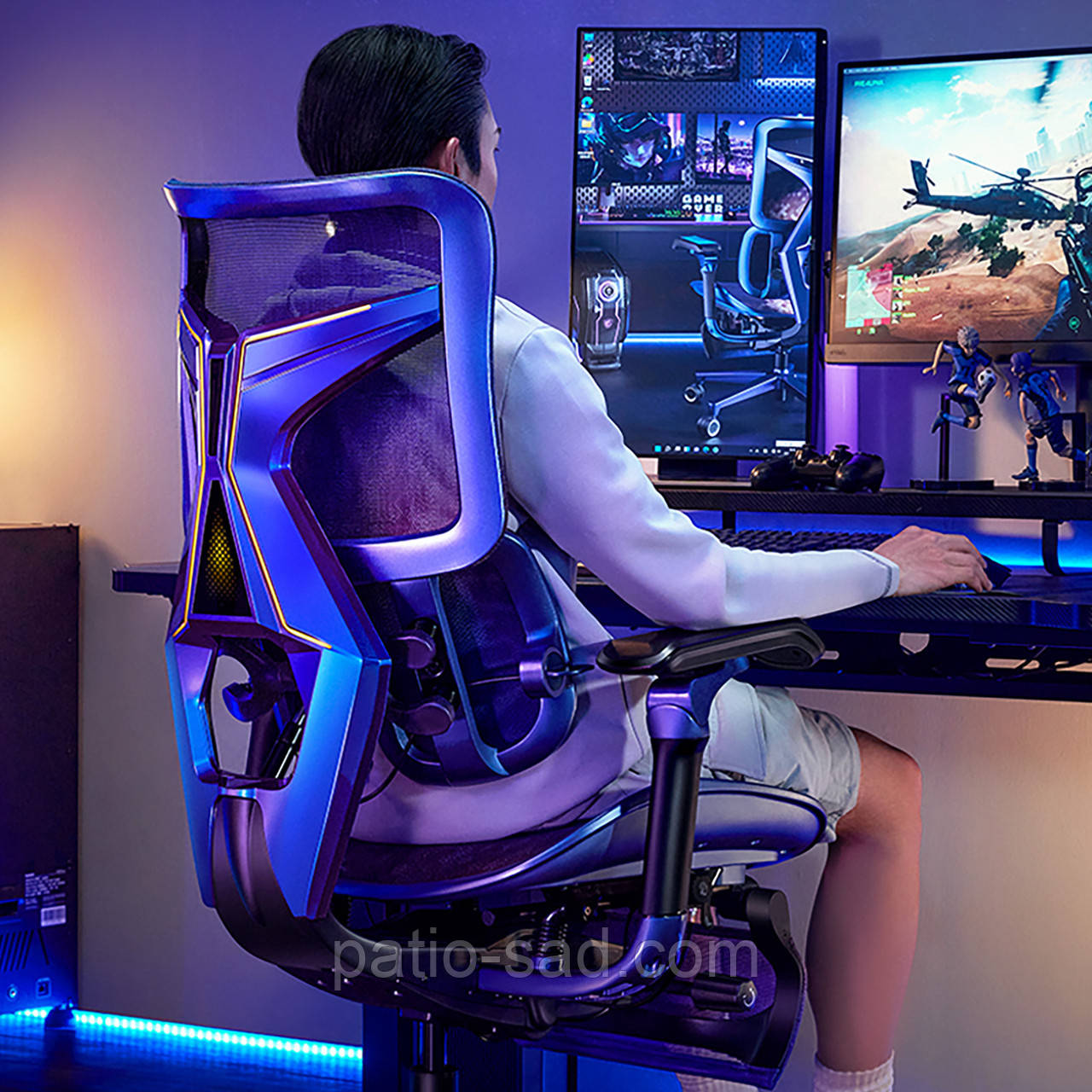 Ергономічне ігрове крісло Angel GamePlus, фото 1