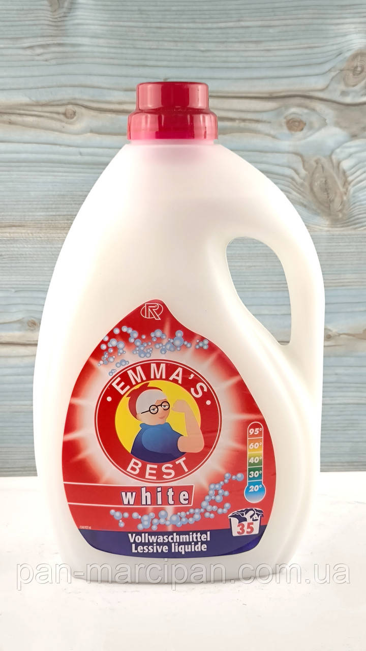 Гель для прання Emma's Best White 35 прань, фото 1