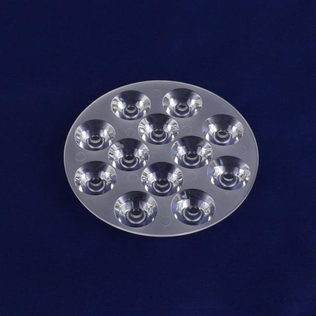 LED-лінза для 12-х світлодіодів 1-3W 45° 92 mm