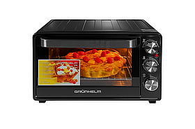 Електрична піч 25 л Grunhelm GN252AB піч електрична з грилем 1600 Вт