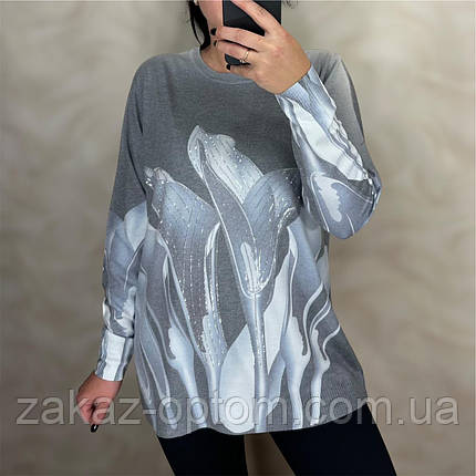 Светр жіночий оптом (48-54) Китай 25210-140648, фото 1