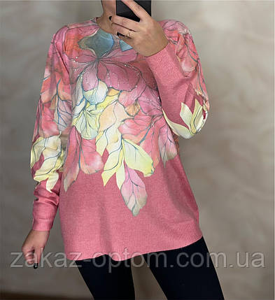 Светр жіночий оптом (48-54) Китай 25212-140653, фото 1