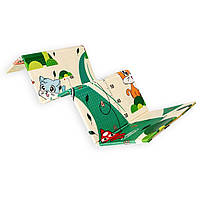 Дитячий складаний розвиваючий термокилимок 120×180 см Кошенята на риболовлі | Цуценята безпечна ігрова поверхня для малюків