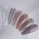 NAILSOFTHEDAY Builder gel 88 — бежевий з опаловим блиском світловідбиваючий гель для нарощування нігтів, 15 мл, фото 3